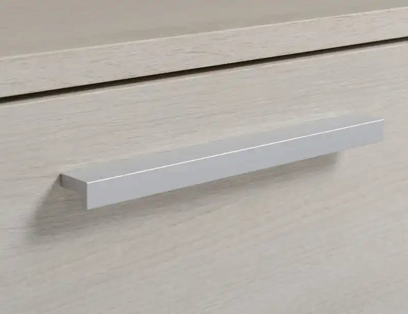 Meuble de rangement blanc – Colonne média 3 étagères et 2 tiroirs
