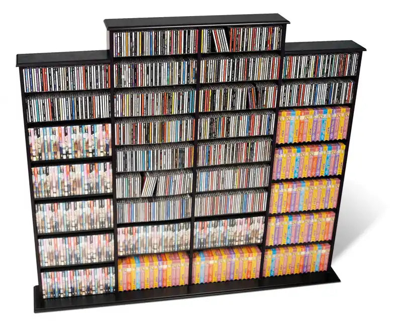34 Adjustable Shelves Multimedia Storage
