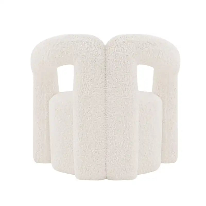 Fauteuil d'appoint moderne en chenille