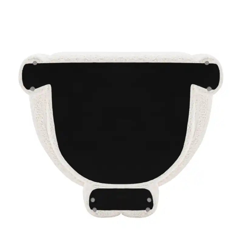 Fauteuil d'appoint moderne en chenille