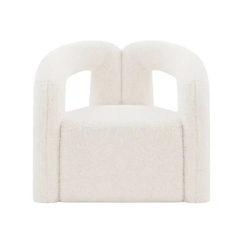 Fauteuil d'appoint moderne en chenille