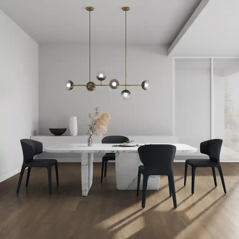 Chaises de salle à manger en similicuir