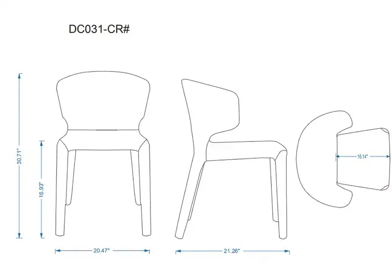 Chaises de salle à manger en similicuir