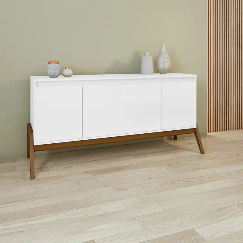 Enfilade Mid-Century Modern 63.32 avec pieds en bois massif