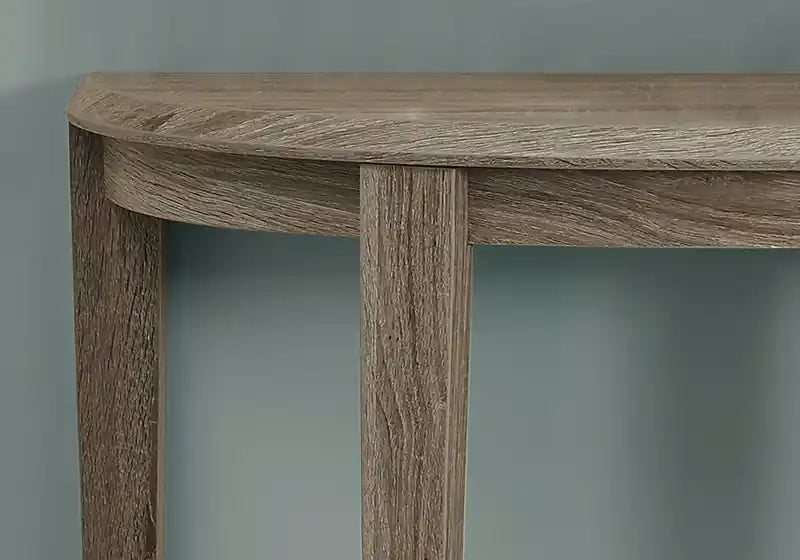 Console en bois aspect taupe foncé