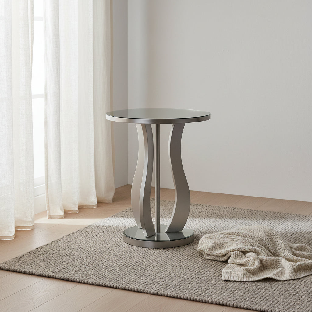 Laurel 20 Glam End table - Mirrored