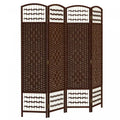 Homcom Folding Room Divider 5.6 Ft Privacy Screen Panel