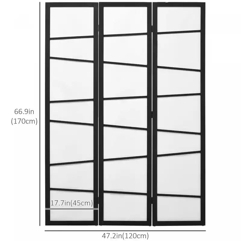 Paravent 3 panneaux pour chambre à coucher