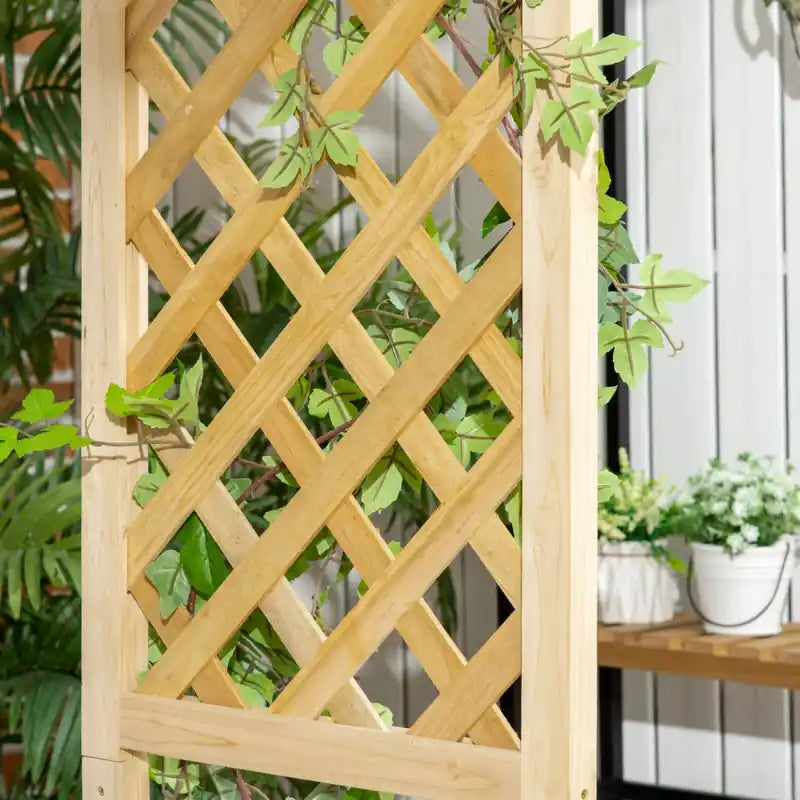Arche de jardin avec banc, tonnelle de jardin en bois pour plantes grimpantes