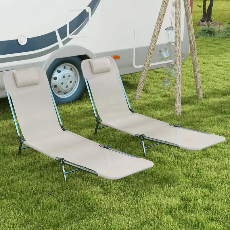 Chaise longue pliante, chaises longues inclinables pour bronzer