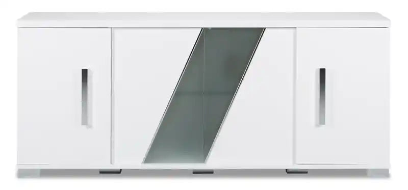 Bahut de salle à manger avec rangement – Fabriqué en Italie, moderne, 79,5 po l.